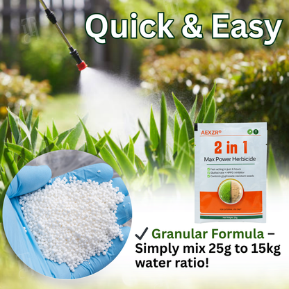 🌟 Official Store |Few Stocks Available🔥Hot Sale - 50% OFF🌿AEXZR® 2 in 1 Max Power Herbicide